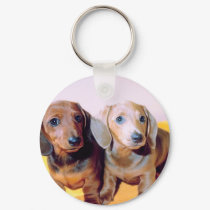 Dachsund Puppies keychains