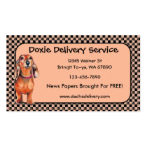 Dachsund Red Doxie Business Cards business cards