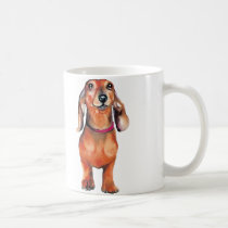 Dachsund Red Doxie mugs