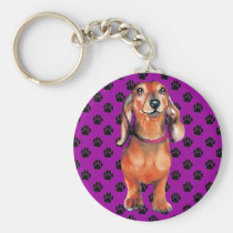 Dachsund Red Doxie keychains
