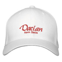 Dacian Name Cap / Hat embroidered hats by toppings Dacian Name Cap / Hat embroidered hats