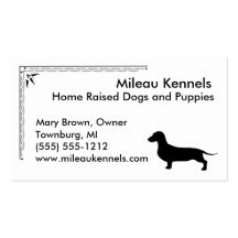 Dacshund Business Cards