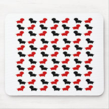 Dacshund logo mousepads