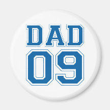 Dad 2009 - Blue Refrigerator Magnet