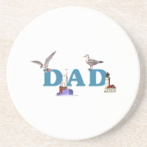 Dad Ahoy coasters