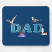 Dad Ahoy mousepads