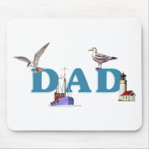 Dad Ahoy mousepads
