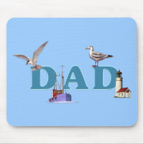 Dad Ahoy mousepads