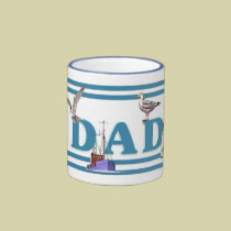 Dad Ahoy mugs