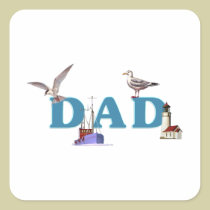 Dad Ahoy stickers