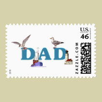 Dad Ahoy stamps