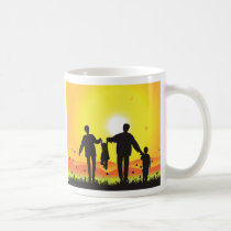 Dad and kids mug mugs
