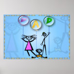Dad Balloons Print
