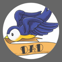 Dad Banner Swallow stickers