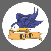 Dad Banner Swallow stickers