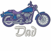 Dad Biker Embroidered Shirt embroidered shirts