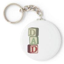 Dad Blocks 2 keychains