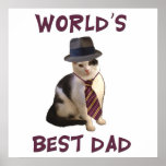 Dad Cat: World's Best Dad Posters