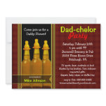 Dad-chelor Party - Daddy Baby Shower Invitations