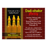 Dad-chelor Party - Daddy Baby Shower Invitations
