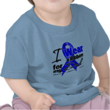Dad - Colon Cancer Ribbon Tee Shirt