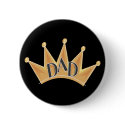 Dad Crown Buttons by naturetees Dad Crown Buttons