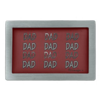 DAD DAD DAD Belt Buckle