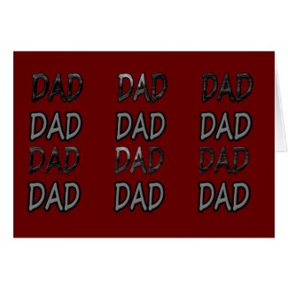 DAD DAD DAD Card