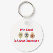 Dad Dispatcher keychain