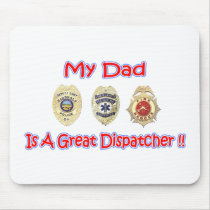 Dad Dispatcher Mouse Pad mousepads by RealSlogans Dad Dispatcher Mouse Pad mousepads