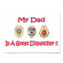 Dad Dispatcher Poster posters