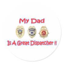 Dad Dispatcher stickers