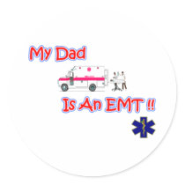Dad EMT Stickers