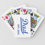 DAD EST. 2013 NEW DADDY BABY FATHER'S DAY GIFT POKER CARDS