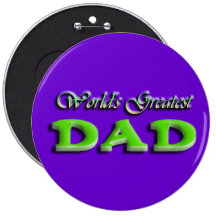 Dad Fathers Day Pinback Button