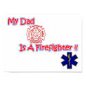 Dad Firefighter posters