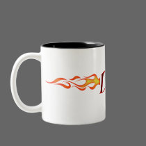 DAD FLAMES Mug mugs