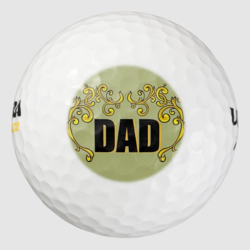 Dad Golf Balls Zazzle