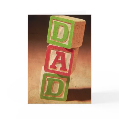 Dad Greeting Card card