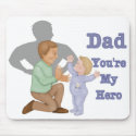 Dad Hero mousepads