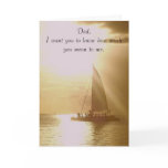 Dad, how much you mean to me ... card