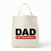 Dad In Training Canvas Bags