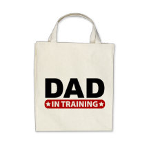 Dad In Training Canvas Bags