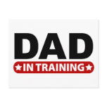 Dad In Training Post Card