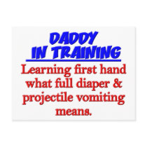 Dad in Training postcards