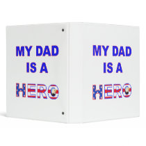 Dad is a Hero binders