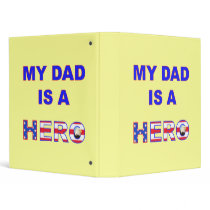 Dad is a Hero binders by HappyDoggies Dad is a Hero binders