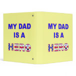 Dad is a Hero binders