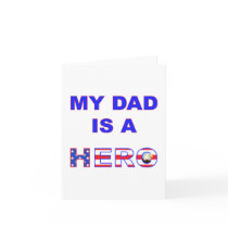 Dad is a Hero cards