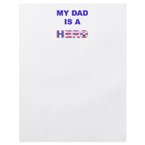 Dad is a Hero Flyer Design